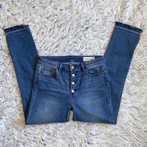 Vince Camuto Button Fly Ankle Ankle Jeans 29/8